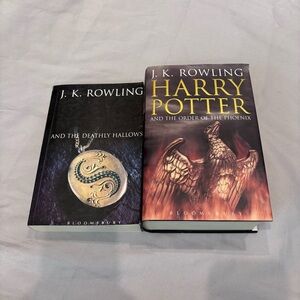 Harry Potter Bloomsbury UK Adult Edition Order Of The Phoenix Deathly Hallows